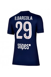 Fotbalové Dres Paris Saint-Germain Bradley Barcola #29 Dámské Domácí Oblečení 2025-26 Krátký Rukáv